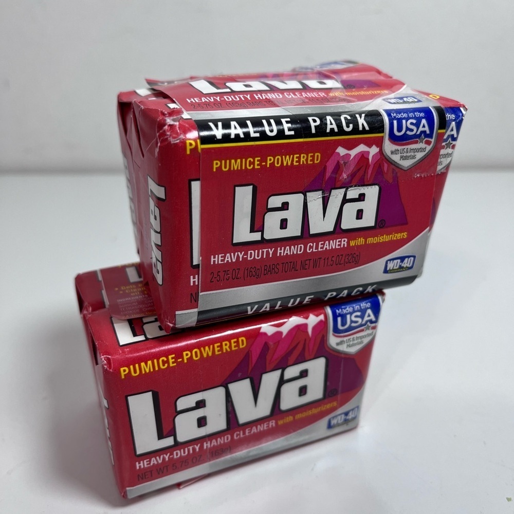 Lot of 4! Lava Soap Heavy-Duty‎ Hand Cleaner pumice powered 5.75 oz NEW